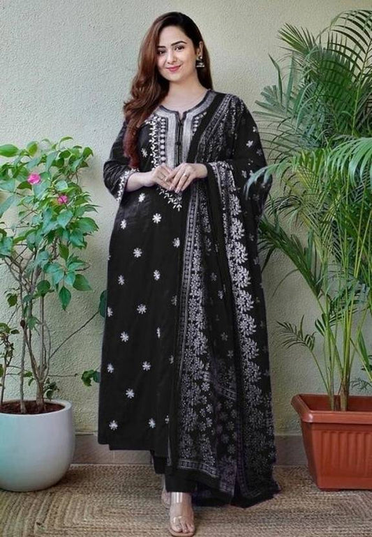 Women Viscose Rayon Kurta Pant Dupatta Set | Delivery: 7 to 10 business days | Limited stocks available | Hurry before Sold Out