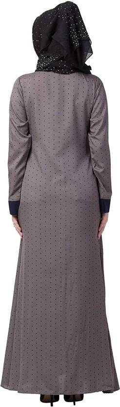 Being Traditional Nida Matte Polka Print Abaya