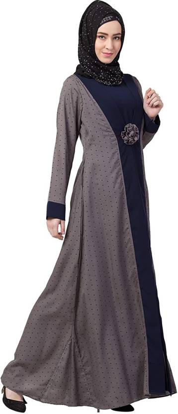 Being Traditional Nida Matte Polka Print Abaya